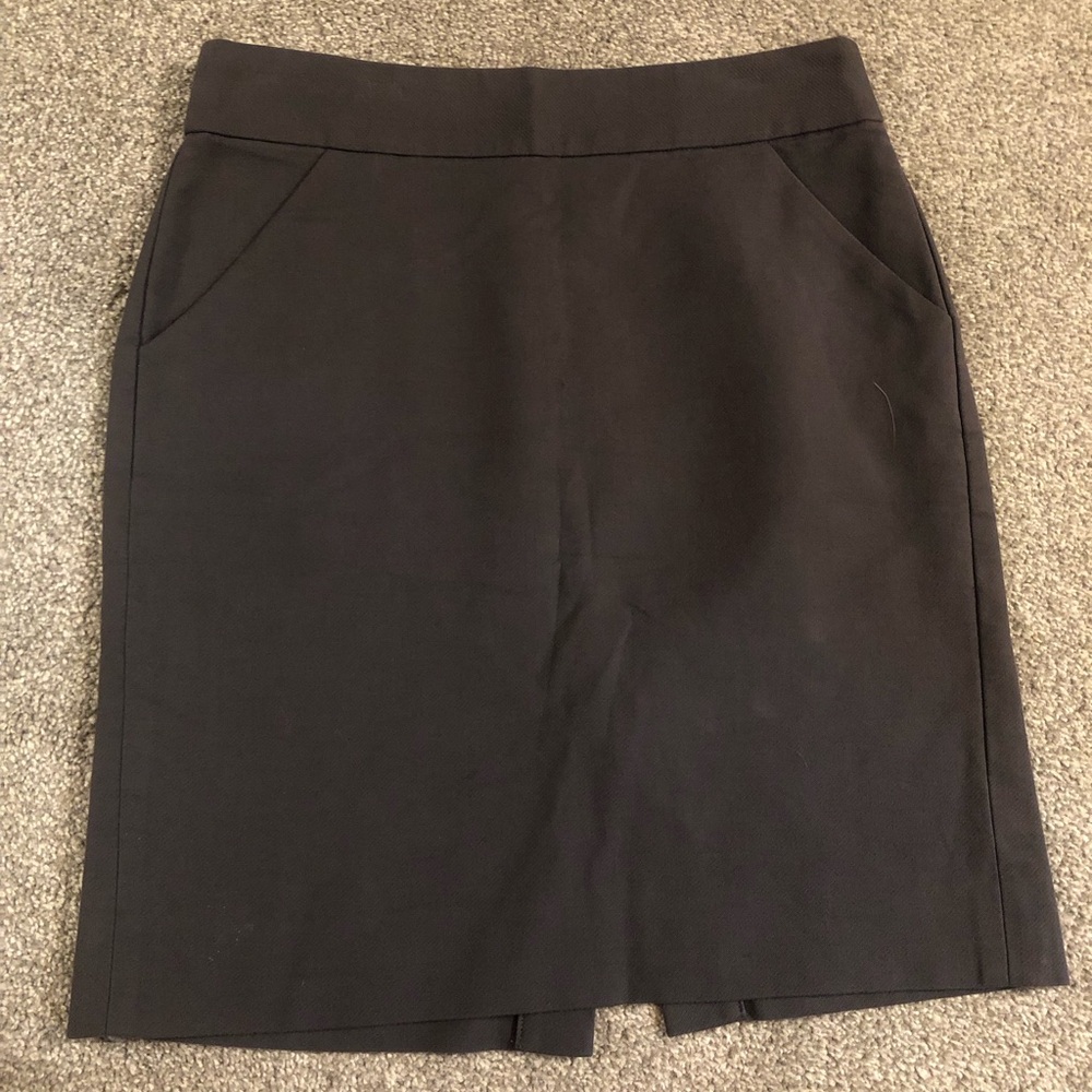 Classic Black J Crew Pencil Skirt